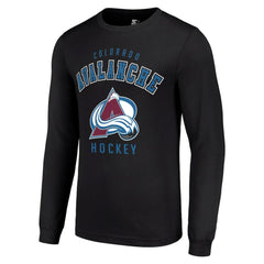 Colorado Avalanche Starter Logo Long Sleeve T-Shirt - Black T-shirts