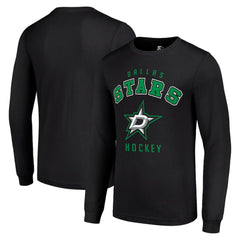Dallas Stars Starter Logo Long Sleeve T-Shirt - Black T-shirts