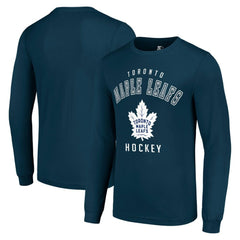 Toronto Maple Leafs Starter Logo Long Sleeve T-Shirt - Navy T-shirts