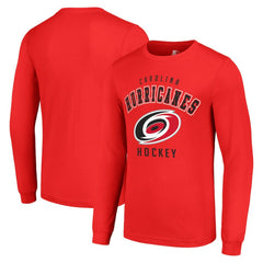 Carolina Hurricanes Starter Logo Long Sleeve T-Shirt - Red T-shirts