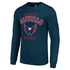 Washington Capitals Starter Logo Long Sleeve T-Shirt - Navy T-shirts