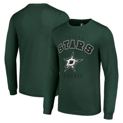 Dallas Stars Starter Logo Long Sleeve T-Shirt - Military Green T-shirts
