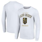 Vegas Golden Knights Starter Logo Long Sleeve T-Shirt - White T-shirts