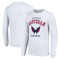 Washington Capitals Starter Logo Long Sleeve T-Shirt - White T-shirts