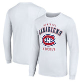 Montreal Canadiens Starter Logo Long Sleeve T-Shirt - White T-shirts