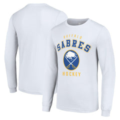 Buffalo Sabres Starter Logo Long Sleeve T-Shirt - White T-shirts