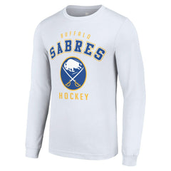 Buffalo Sabres Starter Logo Long Sleeve T-Shirt - White T-shirts