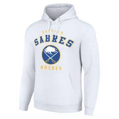 Buffalo Sabres Starter Logo Pullover Hoodie - White Hoodies