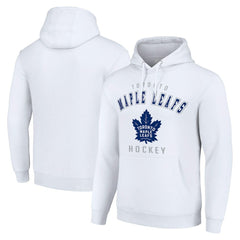 Toronto Maple Leafs Starter Logo Pullover Hoodie - White Hoodies