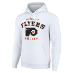Philadelphia Flyers Starter Logo Pullover Hoodie - White Hoodies
