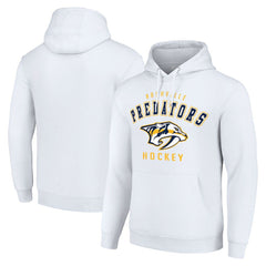 Nashville Predators Starter Logo Pullover Hoodie - White Hoodies