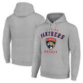 Florida Panthers Starter Logo Pullover Hoodie - Heather Gray Hoodies