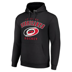 Carolina Hurricanes Starter Logo Pullover Hoodie - Black Hoodies
