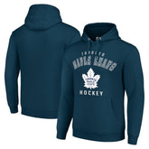 Toronto Maple Leafs Starter Logo Pullover Hoodie - Navy Hoodies