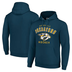 Nashville Predators Starter Logo Pullover Hoodie - Navy Hoodies