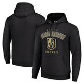 Vegas Golden Knights Starter Logo Pullover Hoodie - Black Hoodies