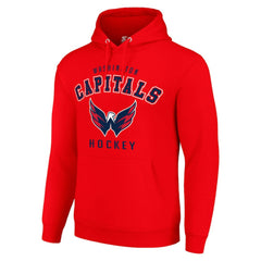 Washington Capitals Starter Logo Pullover Hoodie - Red Hoodies