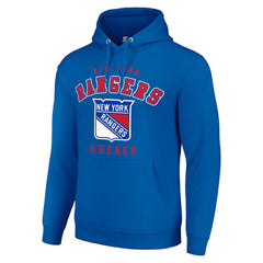 New York Rangers Starter Logo Pullover Hoodie - Royal Hoodies