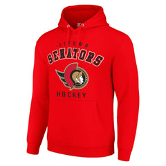 Ottawa Senators Starter Logo Pullover Hoodie - Red Hoodies