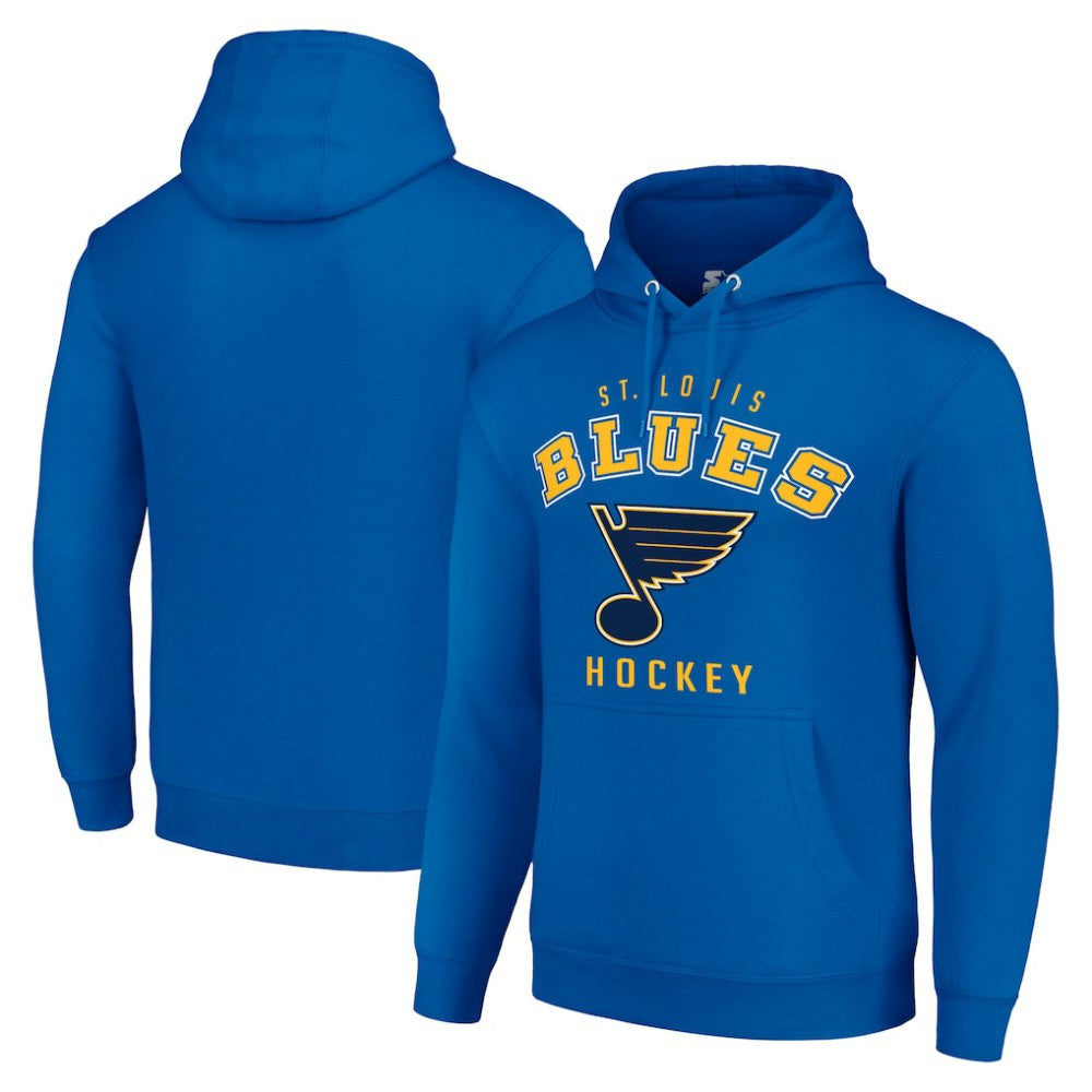 St. Louis Blues Starter Logo Pullover Hoodie - Royal Hoodies