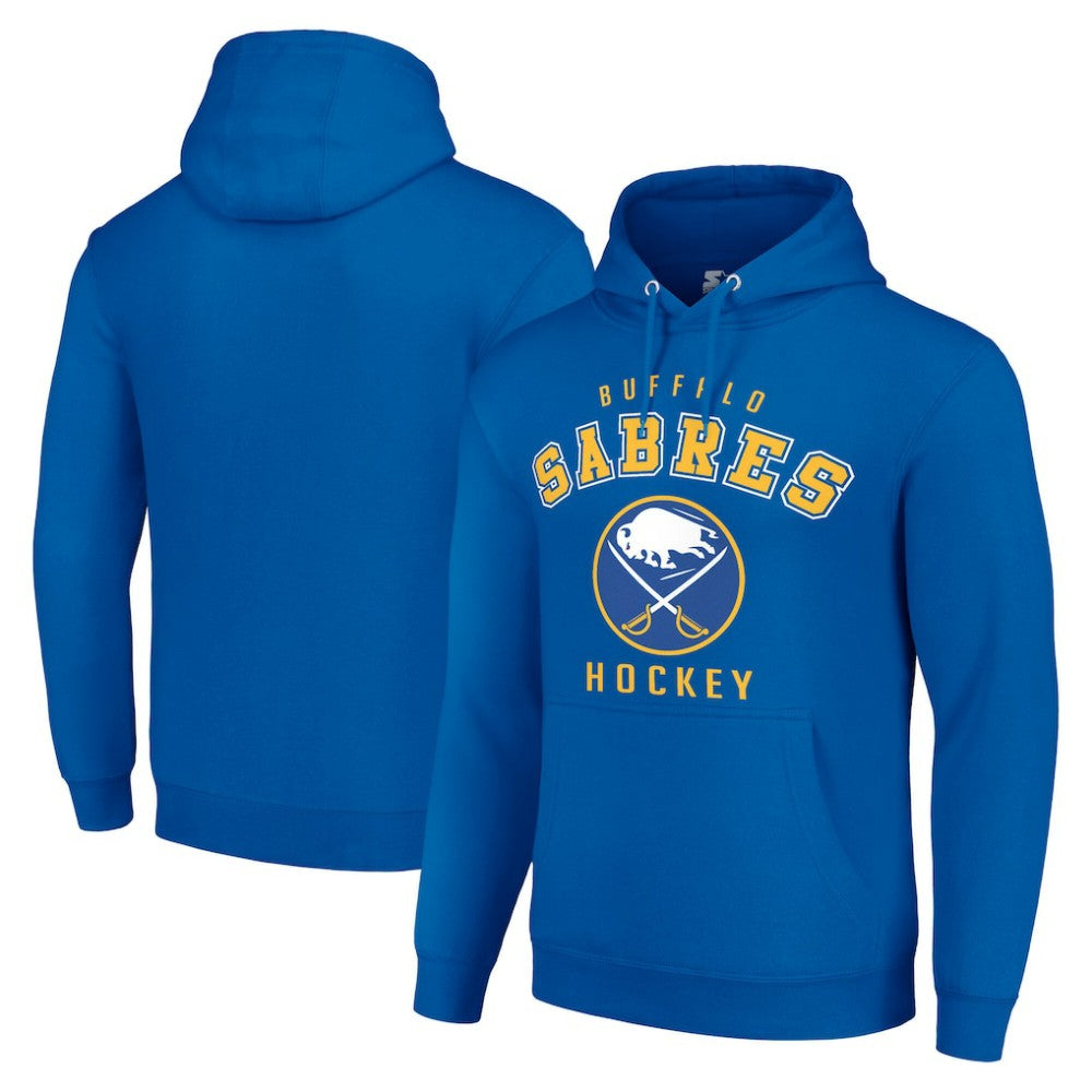 Buffalo Sabres Starter Logo Pullover Hoodie - Royal Hoodies