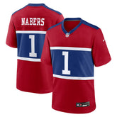 Malik Nabers New York Giants Alternate Game Jersey - Century Red discount
