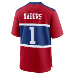 Malik Nabers New York Giants Alternate Game Jersey - Century Red discount