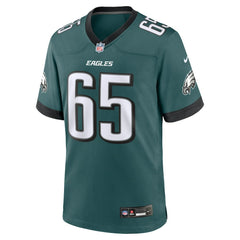 Lane Johnson Philadelphia Eagles Team Game Jersey - Midnight Green for sale