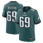 Landon Dickerson Philadelphia Eagles Team Game Jersey - Midnight Green cheap