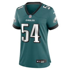 Jeremiah Trotter Jr. Philadelphia Eagles Women's Team Game Jersey - Midnight Green for sale