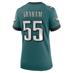Brandon Graham Philadelphia Eagles Women's Team Game Jersey - Midnight Green discount