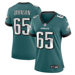 Lane Johnson Philadelphia Eagles Women's Team Game Jersey - Midnight Green outlet
