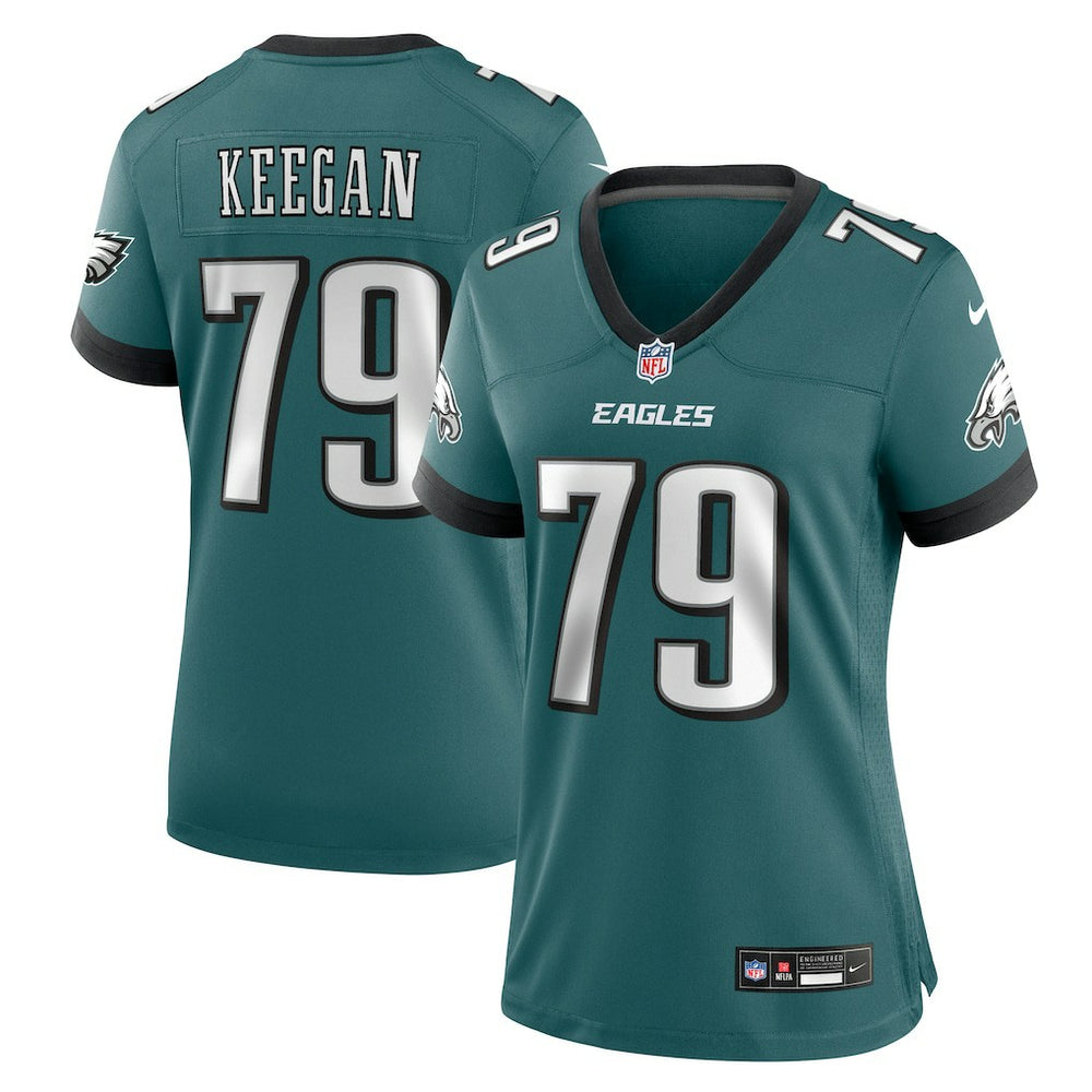 Trevor Keegan Philadelphia Eagles Women's Team Game Jersey - Midnight Green sale
