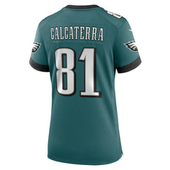 Grant Calcaterra Philadelphia Eagles Women's Team Game Jersey - Midnight Green outlet