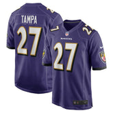 T.J. Tampa Baltimore Ravens Team Game Jersey - Purple outlet