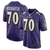 Roger Rosengarten Baltimore Ravens Team Game Jersey - Purple on sale