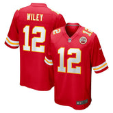 Jared Wiley Kansas City Chiefs Game Jersey - Red outlet