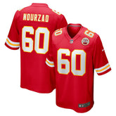 Hunter Nourzad Kansas City Chiefs Game Jersey - Red on sale