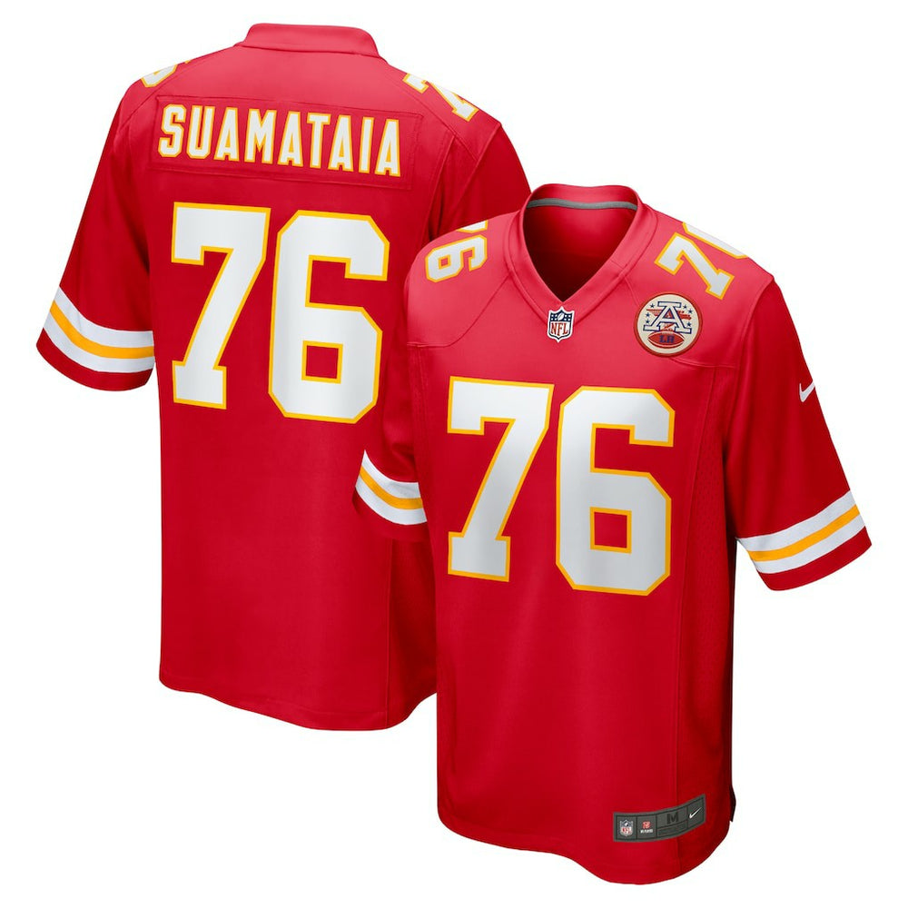 Kingsley Suamataia Kansas City Chiefs Game Jersey - Red cheap