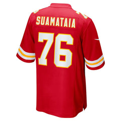 Kingsley Suamataia Kansas City Chiefs Game Jersey - Red cheap