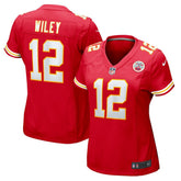 Jared Wiley Kansas City Chiefs Women's Game Jersey - Red on sale