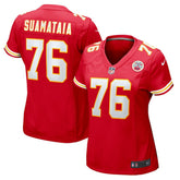 Kingsley Suamataia Kansas City Chiefs Women's Game Jersey - Red on sale