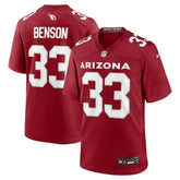 Trey Benson Arizona Cardinals Team Game Jersey - Cardinal for sale
