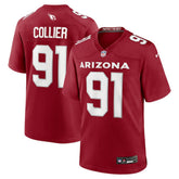 L.J. Collier Arizona Cardinals Team Game Jersey - Cardinal on sale
