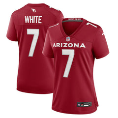 Kyzir White Arizona Cardinals Women's Team Game Jersey - Cardinal on sale