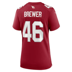 Aaron Brewer Arizona Cardinals Women's Game Jersey - Cardinal sale
