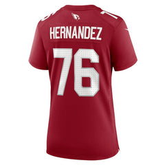 Will Hernandez Arizona Cardinals Women's Game Jersey - Cardinal online