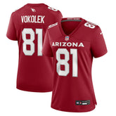 Travis Vokolek Arizona Cardinals Women's Game Jersey - Cardinal cheap