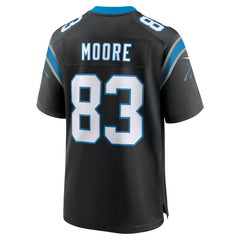David Moore Carolina Panthers Game Jersey - Black sale