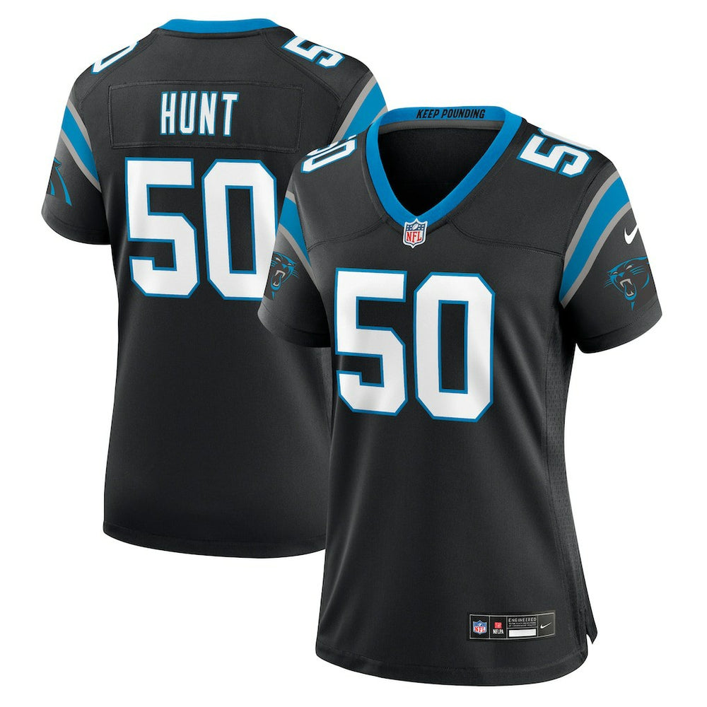 Robert Hunt Carolina Panthers Women's Game Jersey - Black for sale